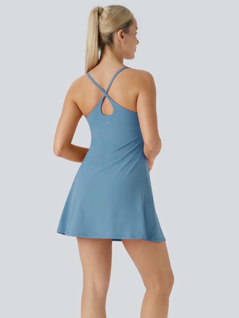 HALARA Sky Blue Active Tank Dress